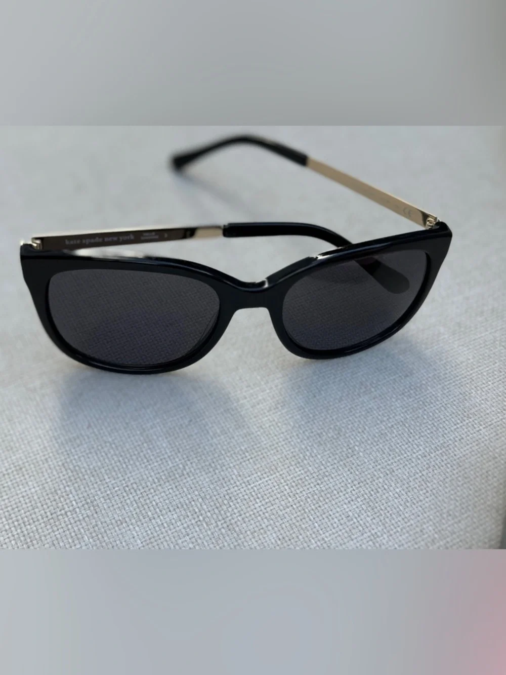 Kate Spade Black & Gold Sunglasses